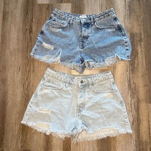 Lot of 2 - Forever 21 Cutoff Premium Jean Shorts